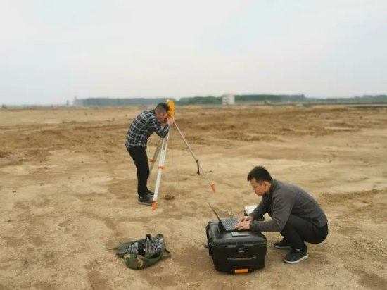 国测一大队完成济宁大安机场磁差及年变化率测量工作