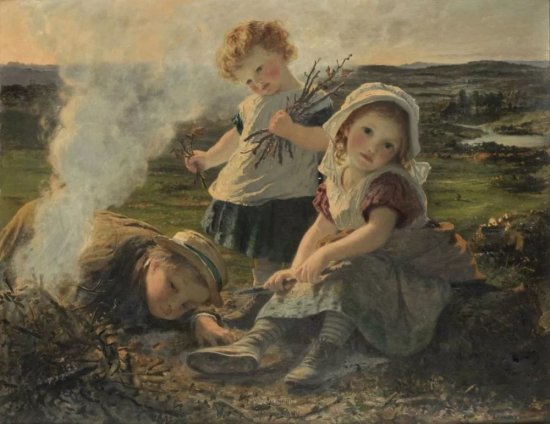英国女画家索菲·安德森的油画作品永远与孩子们在一起！