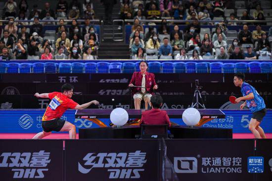 乒乓球——全国锦标赛：<em>上海地产集团</em>队晋级男团八强