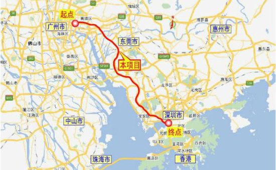 广深高速东莞段将扩建为双向10车道