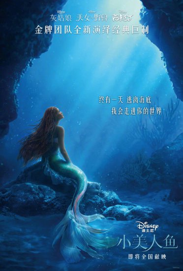 迪士尼真人版《<em>小美人鱼</em>》确认引进 中文海报公开