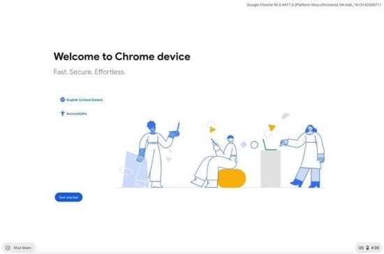 Chrome OS欢迎<em>页面</em>隐含了Fuchsia项目的一些新线索