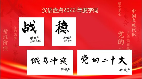 汉语盘点2022年度<em>字词</em>揭晓！“稳”字等当选