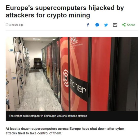 英媒：欧洲多地多台<em>超级</em>计算机遭<em>黑客</em>入侵，被迫关闭