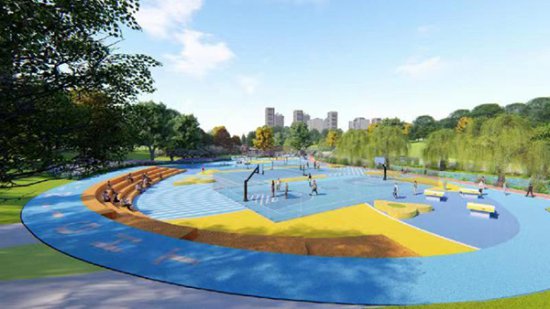花石公园迎来最新进展 打造中央公园片区首个滨水休闲公园