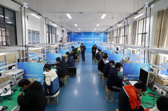 重庆市职业院校技能大赛两赛项在渝北职教中心举行