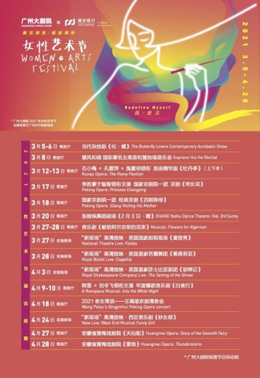 广州大剧院将举办“第四届女性艺术节”