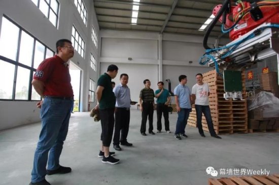 中国建筑装饰协会幕墙工程分会调研集泰广州新生产基地