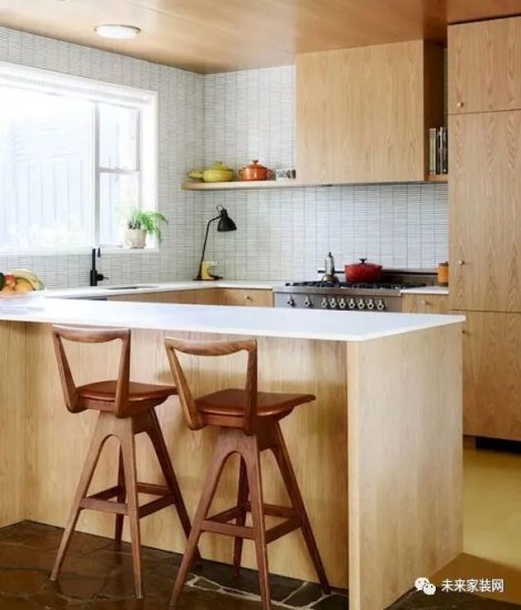 13套<em>厨房吧台</em>装修设计方案，空间利用率高，美观更实用！