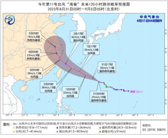 中央气象台今晨升级发布台风红色预警