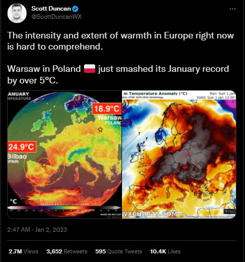 <em>老天爷</em>开恩？能源危机下的欧洲遭遇创纪录暖冬
