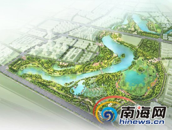 海口凤翔公园开工 南海大道将实施交通优化破堵