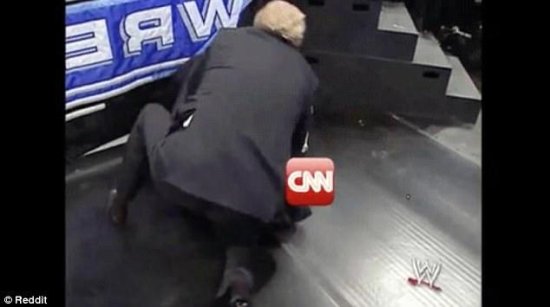 视频｜特朗普暴揍CNN视频走红 CNN怒斥：究竟是谁发的帖？