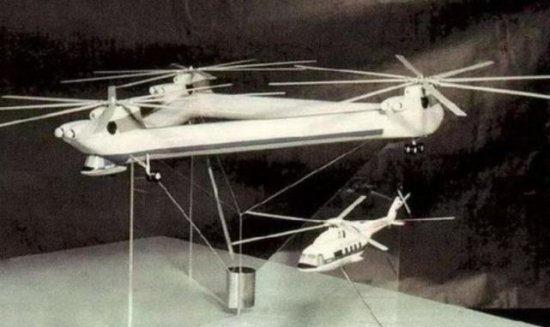 苏联米-32<em>直升机</em>造型酷似等边三角形，它是<em>直升机</em>界未出生的“...