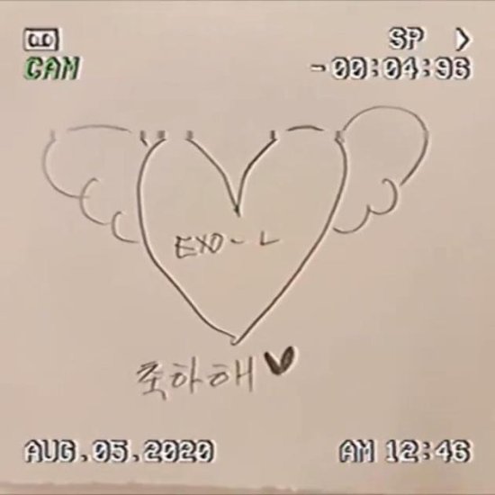 朴灿烈发视频祝EXO-L六岁生日快乐<em> 手绘</em>+纹身醒目
