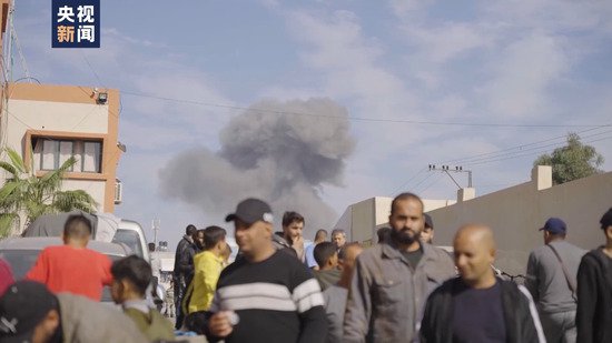 总台现场直击丨加沙地带南部医院人满为患 面临崩溃