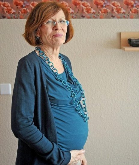 德国65岁女教师怀上四胞胎 已育有20子孙