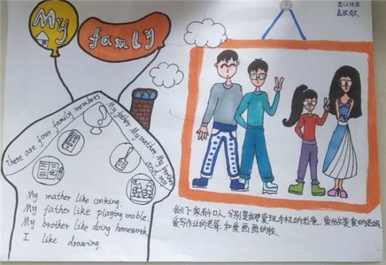 郑州高新区八一小学五年级<em>暑假英语</em>手抄报上线啦！