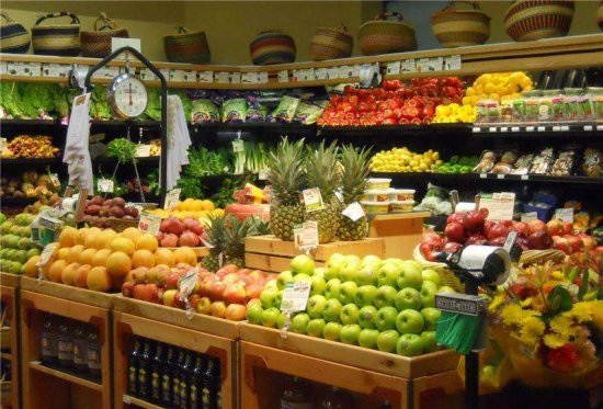 水果<em>蔬菜生鲜</em>社区连锁超市店面装修