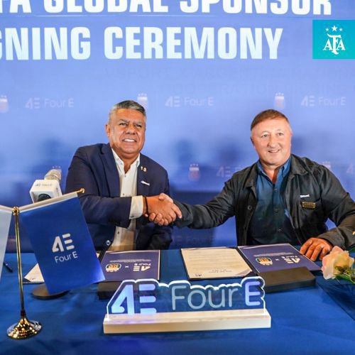 4E平台与阿根廷国家足球队举行签约仪式，开启全球赞助合作