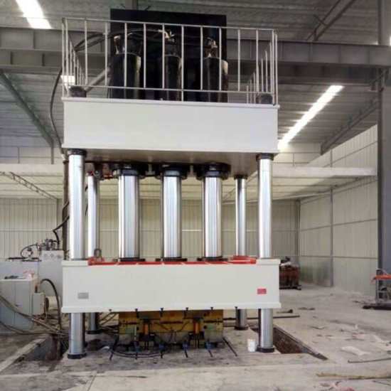 玻璃钢化粪池模压液压机1500吨厂家供应四柱三梁油压机