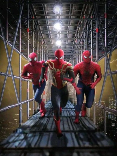 《蜘蛛侠3英雄无归》累计票房达107亿，漫威再次同框……