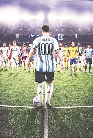 千场之夜率阿根廷晋级八强 以传奇超越传奇 梅西！梅西！