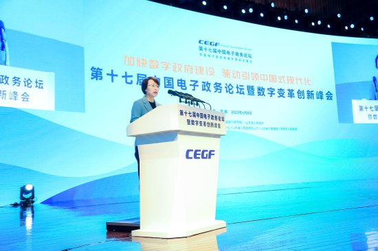 第十七届中国电子政务论坛暨数字变革创新峰会在济南召开