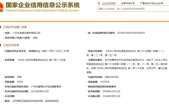 网红茶饮<em>本宫</em>的茶因食品标签不合规被罚款4万元