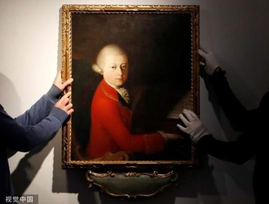 英媒：罕见的<em>少年莫扎特</em>肖像画将在巴黎拍卖
