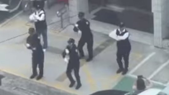 台中警察跳“科目三” 岛内网友：跳的<em>很棒</em>