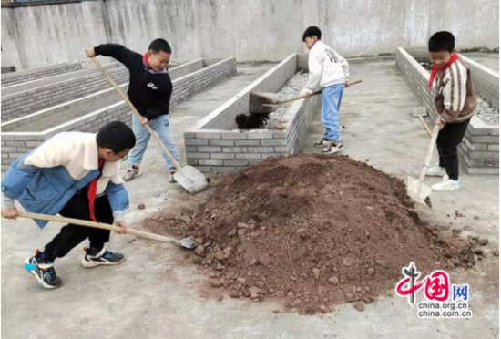 栽苗、撒种、浇水……宜宾筠连海瀛小学劳动教育有声有色有滋味