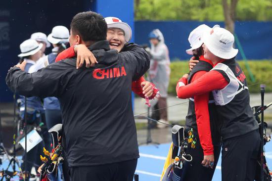 <em>射箭</em>世界杯上海站中国女队夺冠