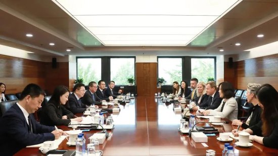 凌激副部长会见英格卡集团全球总裁兼首席执行官叶思博