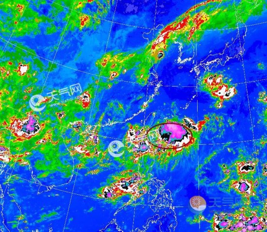 2020<em>台风巴威路径实时发布系统</em>云图更新 8号台风高清卫星云图...